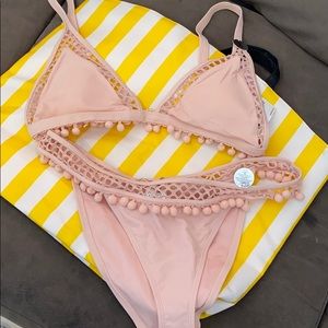 Two piece bathing suit